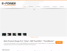 Tablet Screenshot of epower.co.th